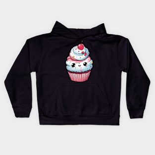 Cute Cupcake Cartoon Kids Hoodie